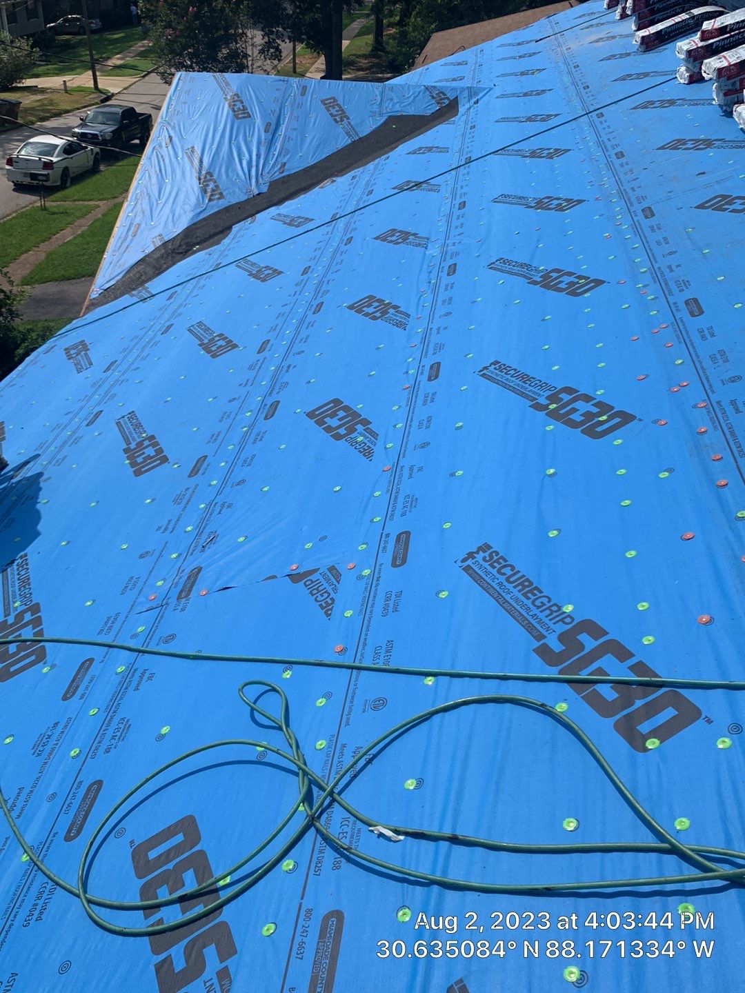 Residential Roofing Installation using Roof Replacement by American Roofing & Construction LLC