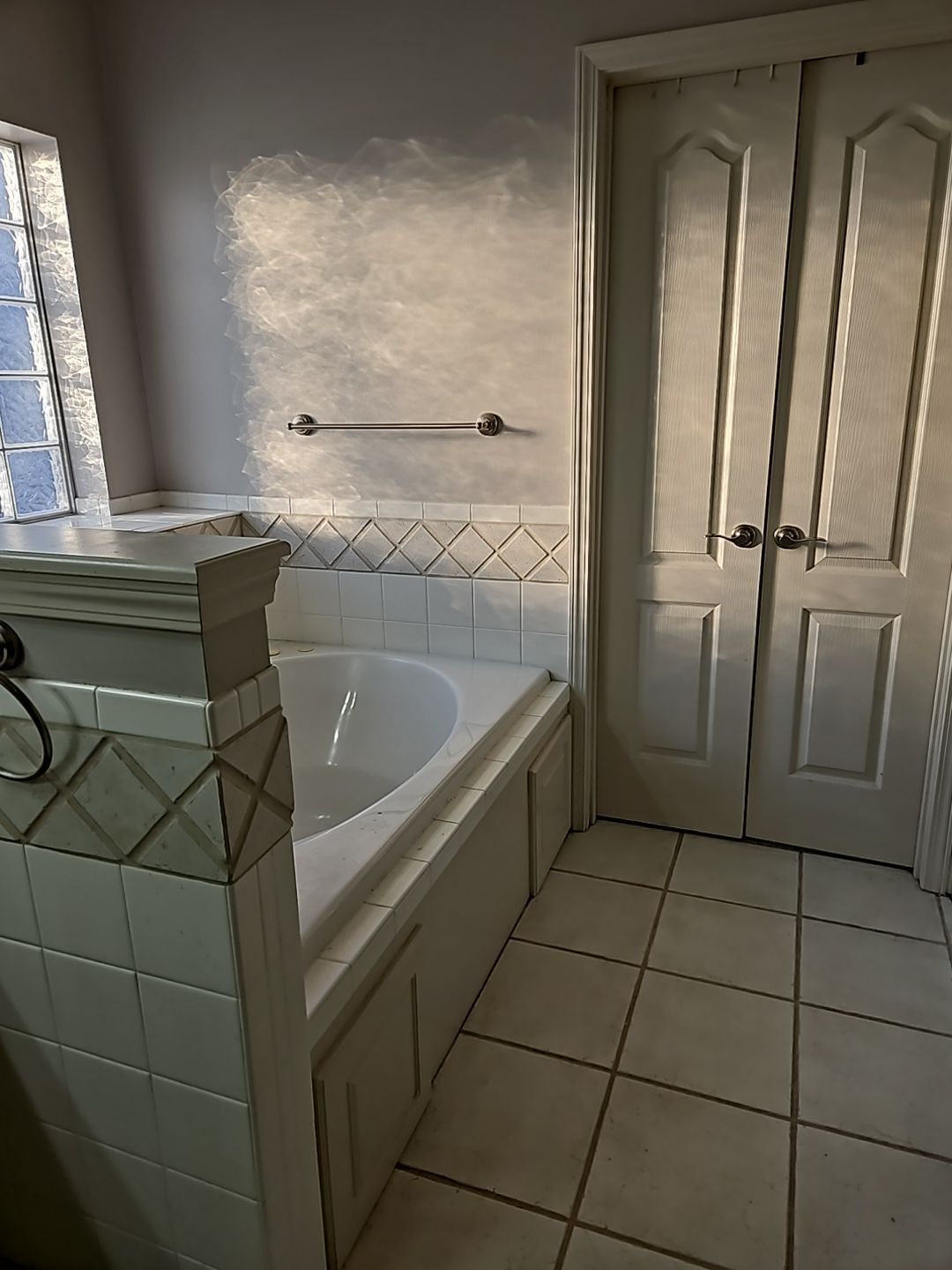 Full bathroom with giant shower AND doggy shower by The Shower Company