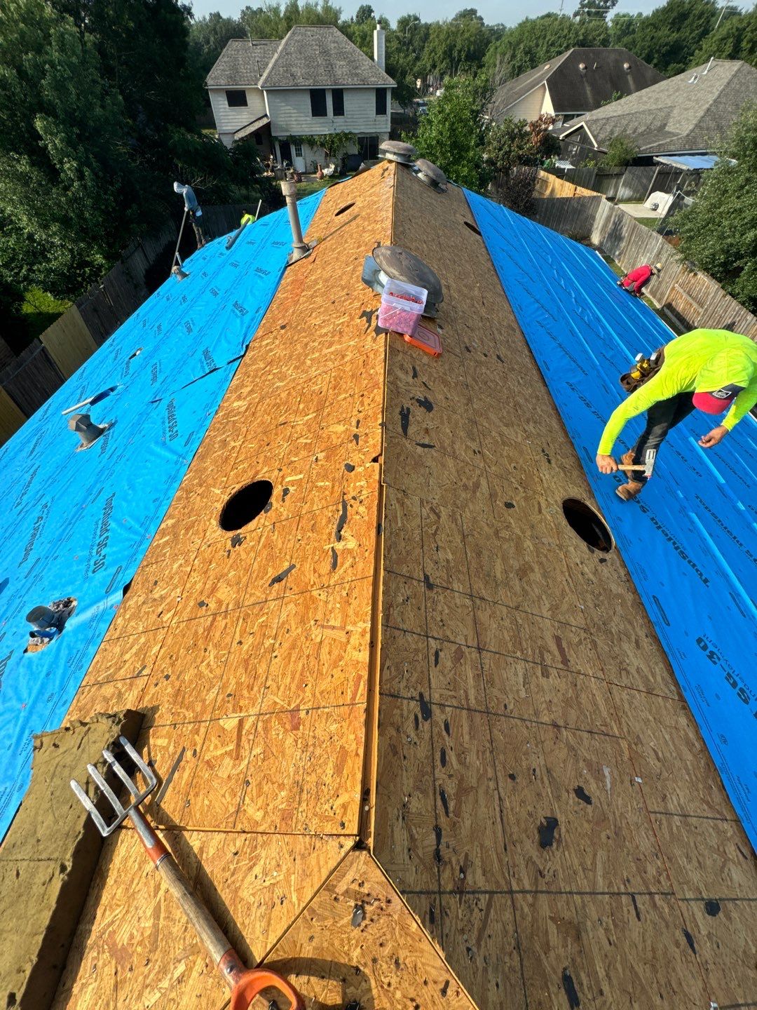 Residential Roofing & Gutter Installation using IKO Dynasty by Core Four Roofing