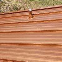 24ga 1.5" Mechanical Seam Copper Metallic  by Total Roofing System The Metal Roof Experts