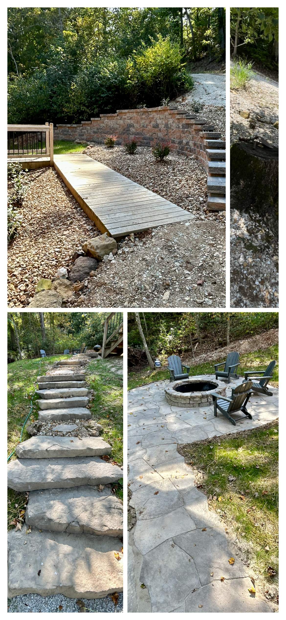 Backyard Lakeside Transformation by Loch Ness Landscaping, LLC