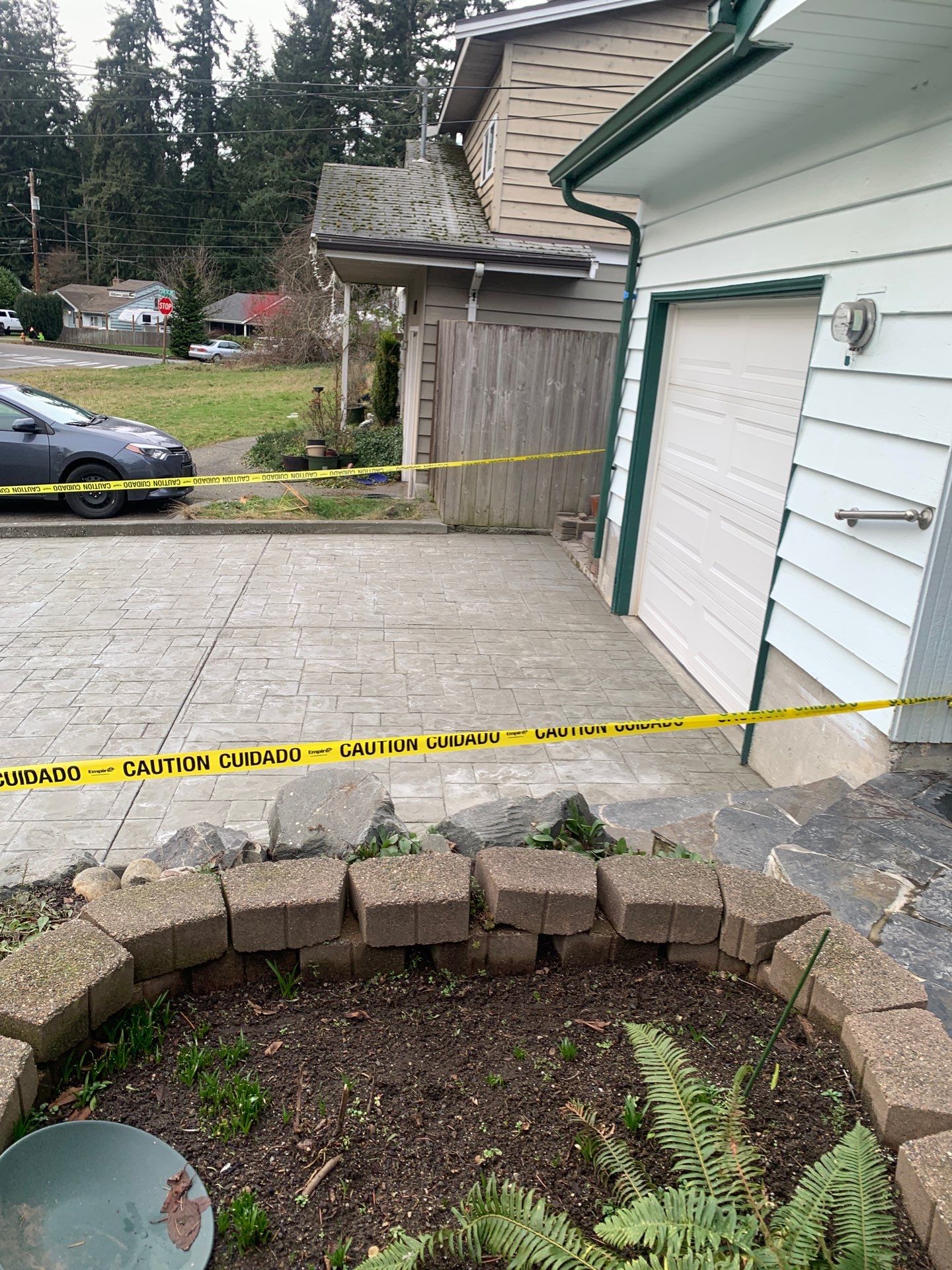 Stamped Concrete Patio and Driveway | Edmonds  by Jireh Asphalt & Concrete Inc 