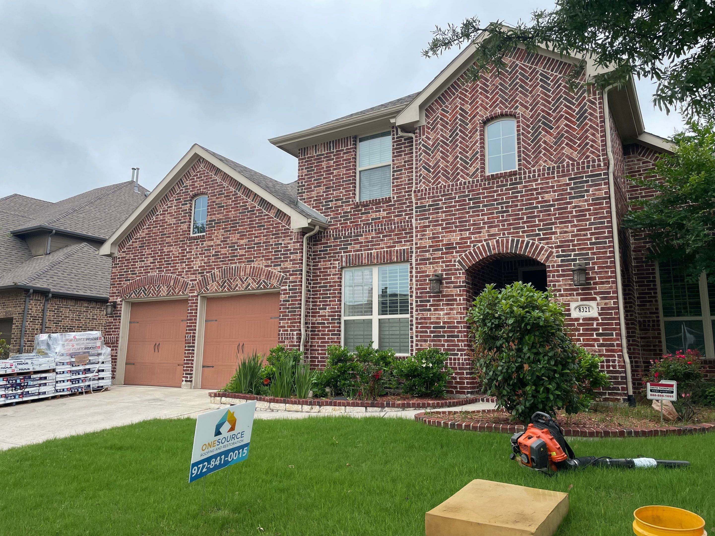 Residential Roofing Installation using GAF Timberline HDZ Weathered Wood by OneSource Roofing and Restoration