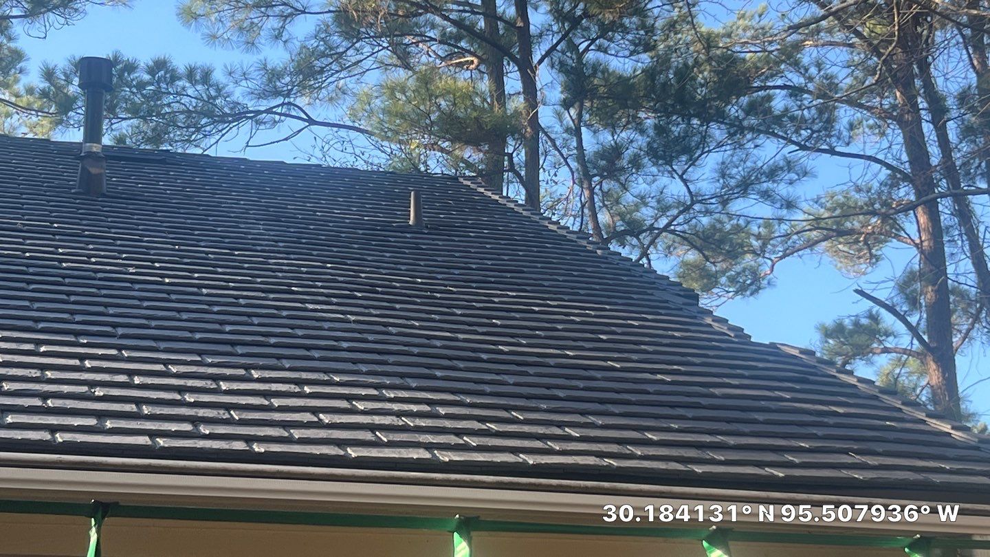 Residential Roof Replacement using Davinci Province Slate Shingles by Elite Roofing LLC