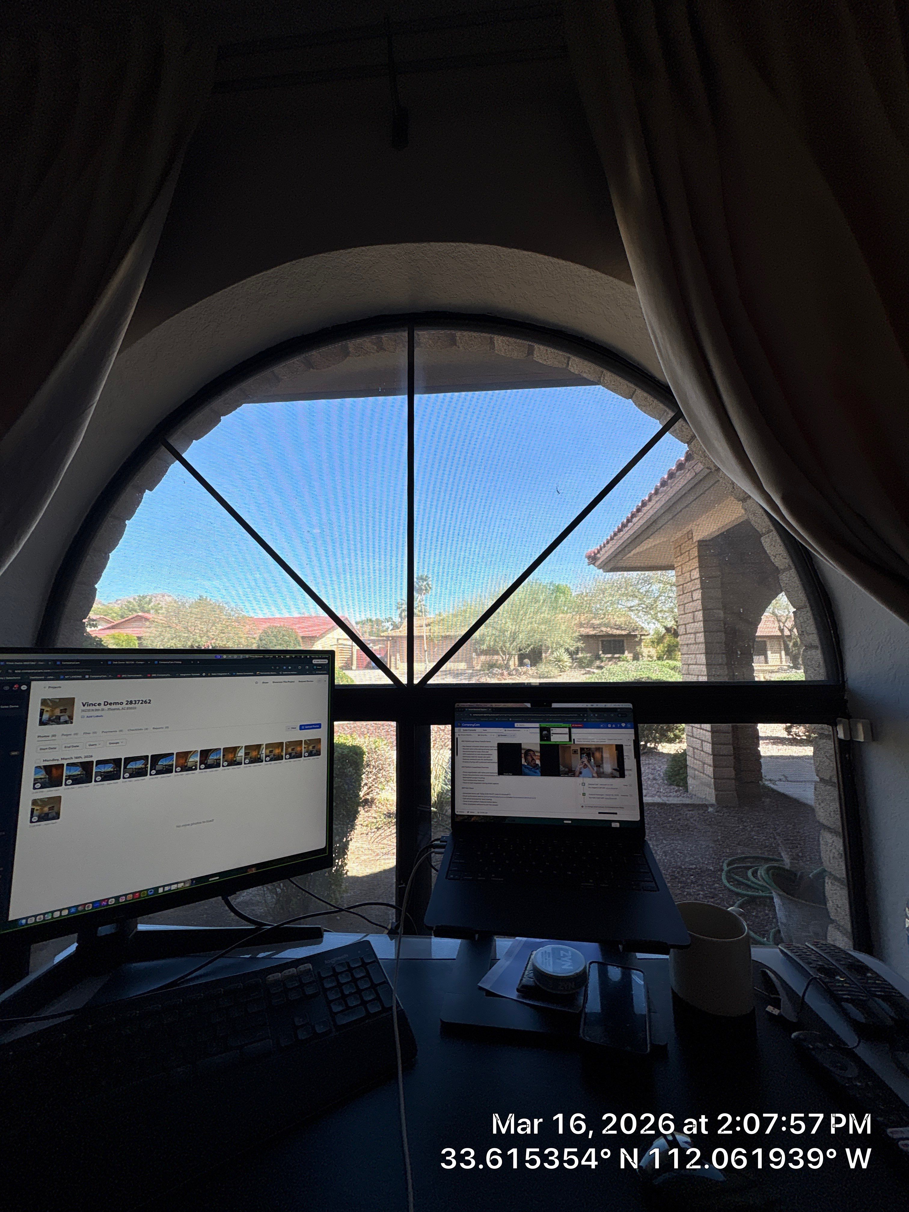 Home Office Setup and Living Area Refresh in Phoenix by CompanyCam Sales Demo