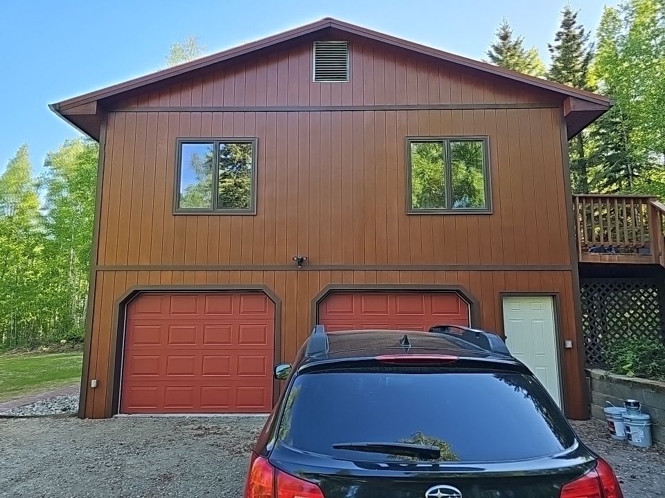 Exterior Wood Staining & Painting by Midnight Sun Painting