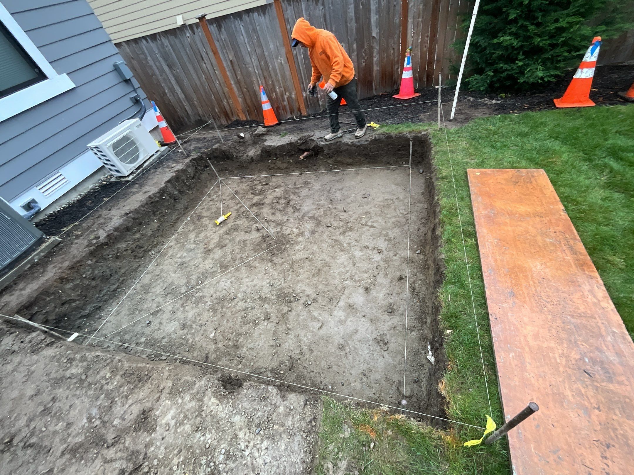 Hardscaping Back Patio Landscape Project  by Jireh Asphalt & Concrete Inc 