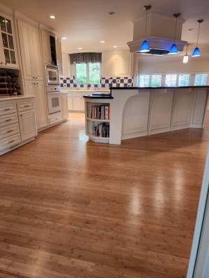 Bamboo Floor Refinish in Fair Oaks