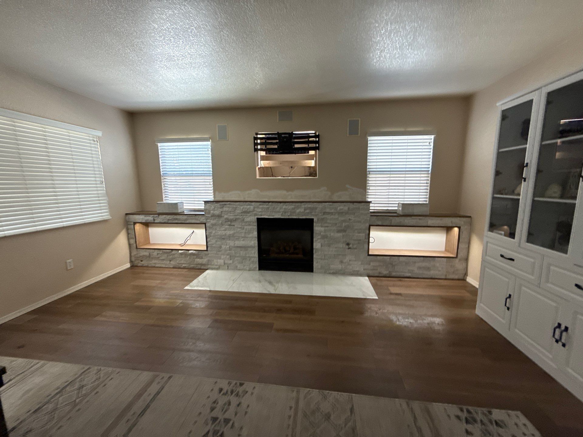 Meadview Fireplace Remodel by Workman Company LLC 
