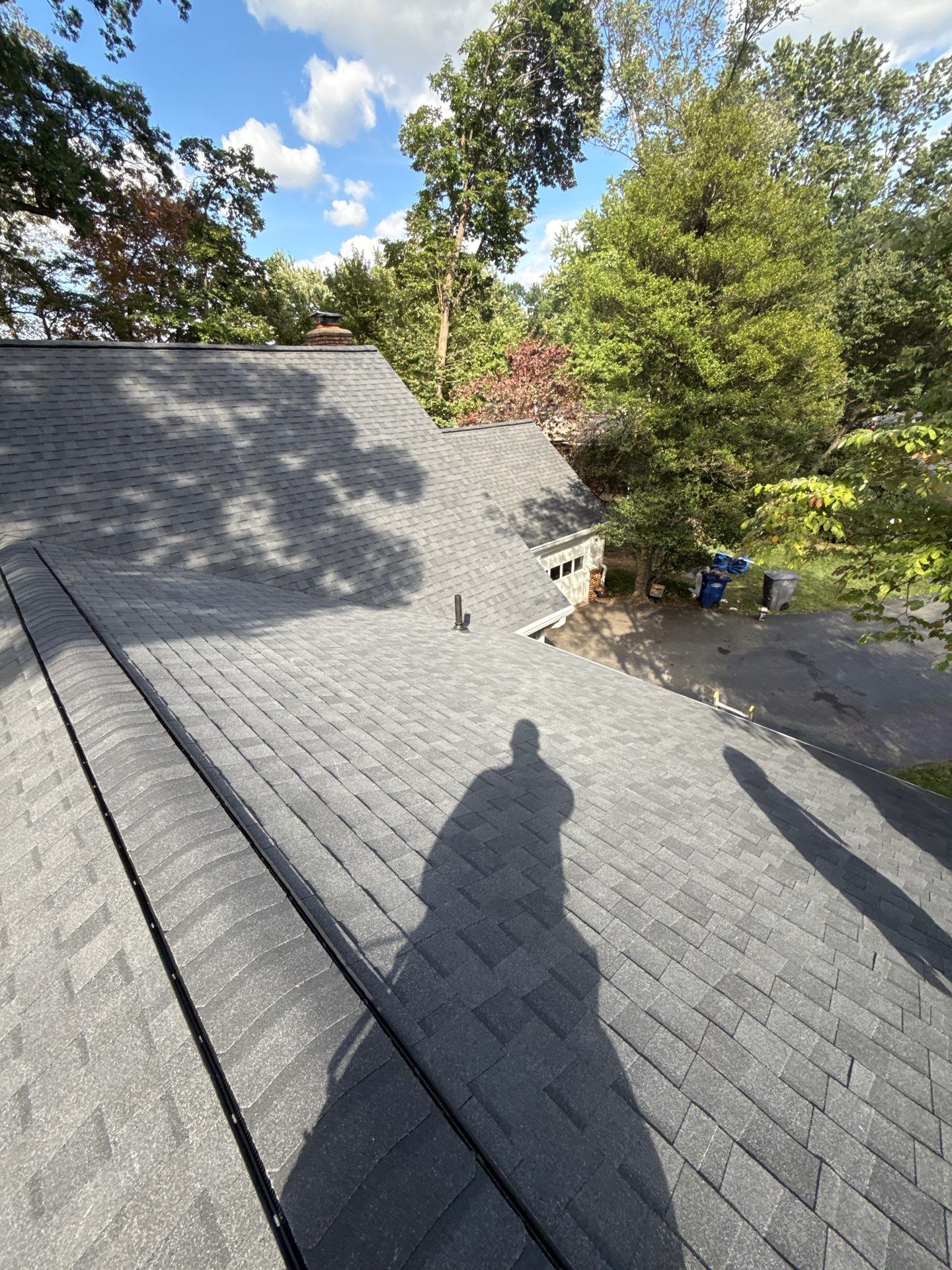 Falls Church: Residential Roof Replacement with CertainTeed Landmark in Moire Black  by RM Banning, Inc.