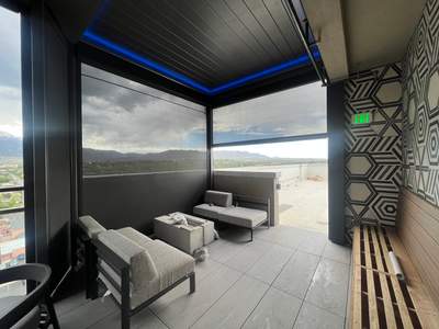 Hotel Rooftop Motorized Pergola & Screens