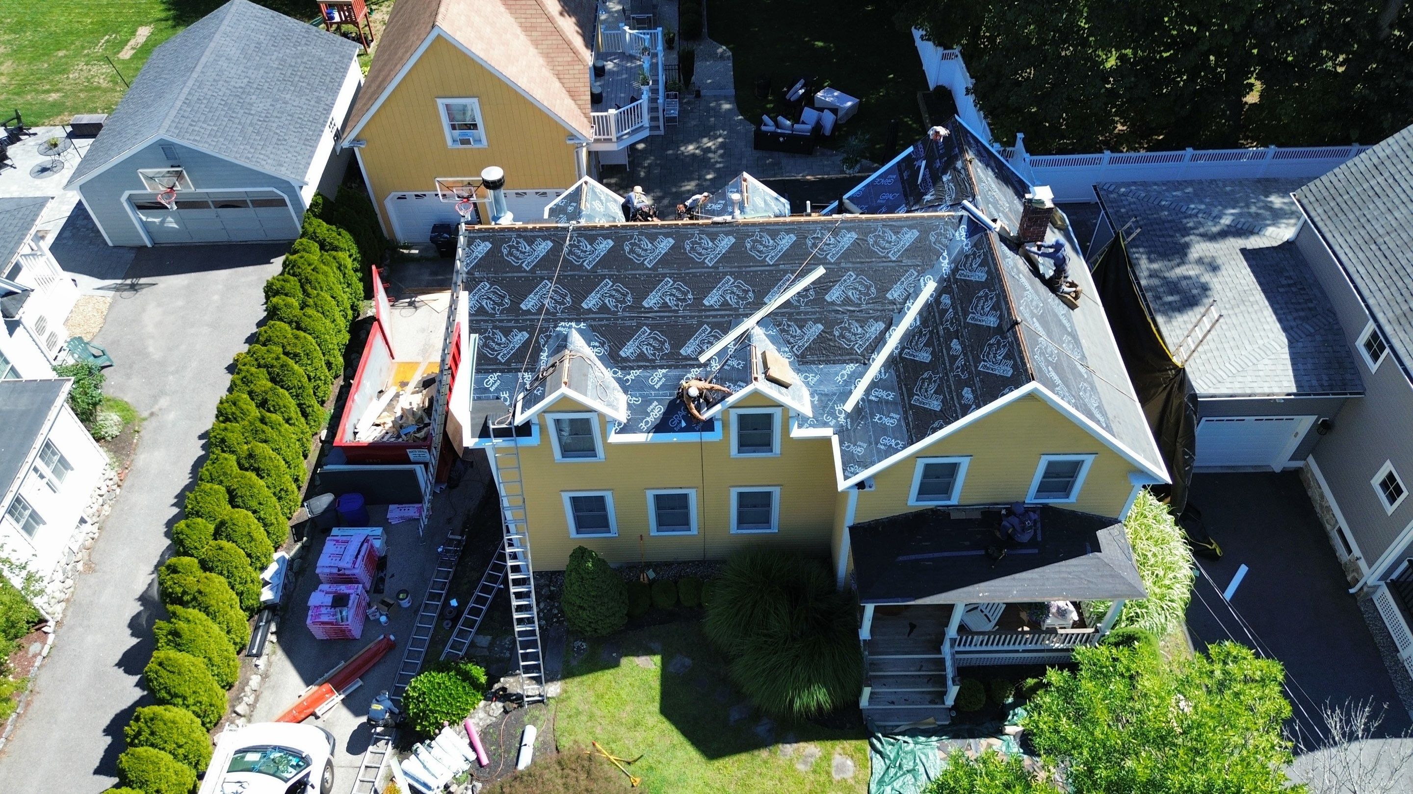 Roof & EPDM Flat Roof Installation – Andover, MA by Mighty Dog Roofing of Greater Middlesex County