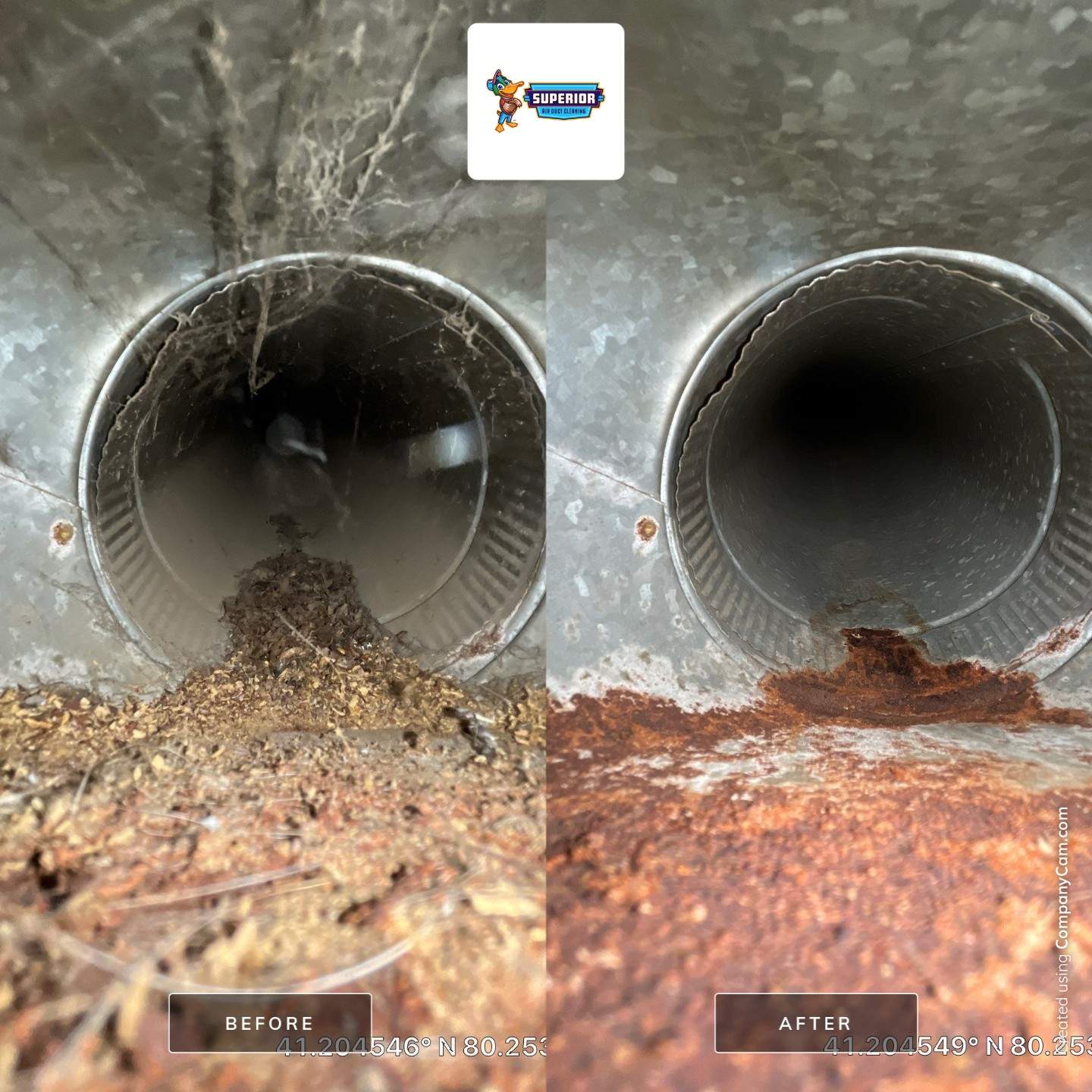 Air Duct Cleaning With a Vacuum Truck in Mercer, PA by Superior Air Duct Cleaning