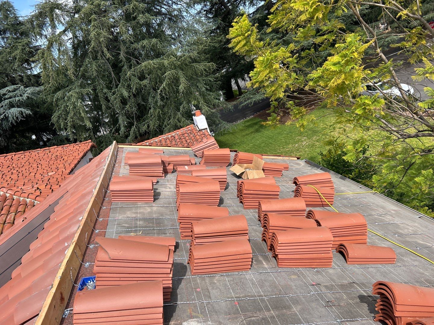 Spanish-Style Roof Replacement with Integrated Solar in Altadena by Reliable Roofing San Diego Inc.