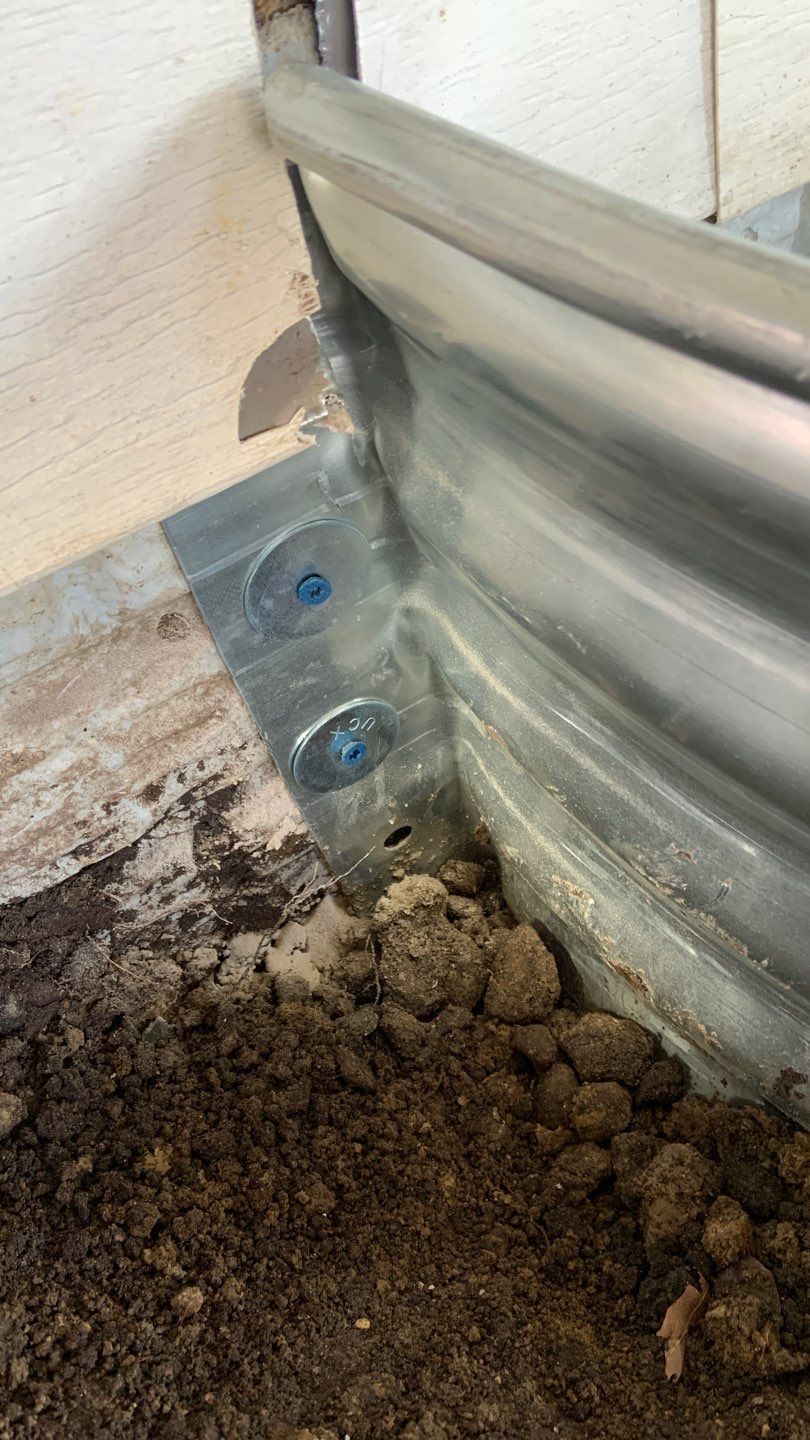 Basement Window Well & Drainage Board in Maple Grove, MN by Waterproofing Northeast