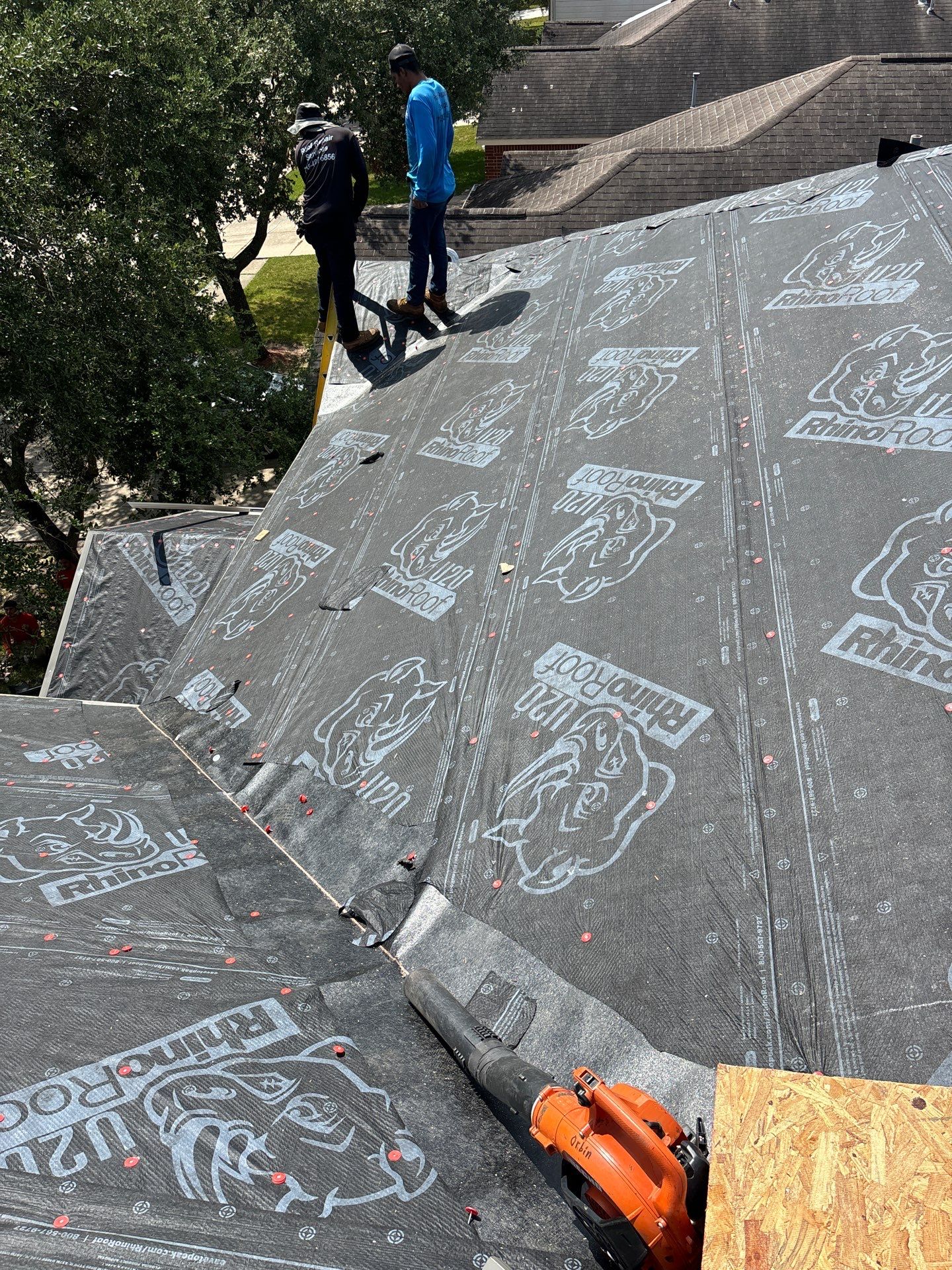 Residential Roofing Installation using Owen's Corning Duration (Lifetime) Shingles by Roof Repair Company