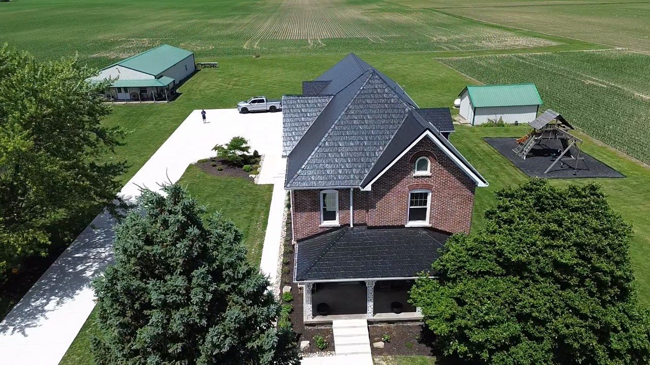 Historic Metal Slate Roof Restoration in Elwood, IN by 4Ever Metal Roofing