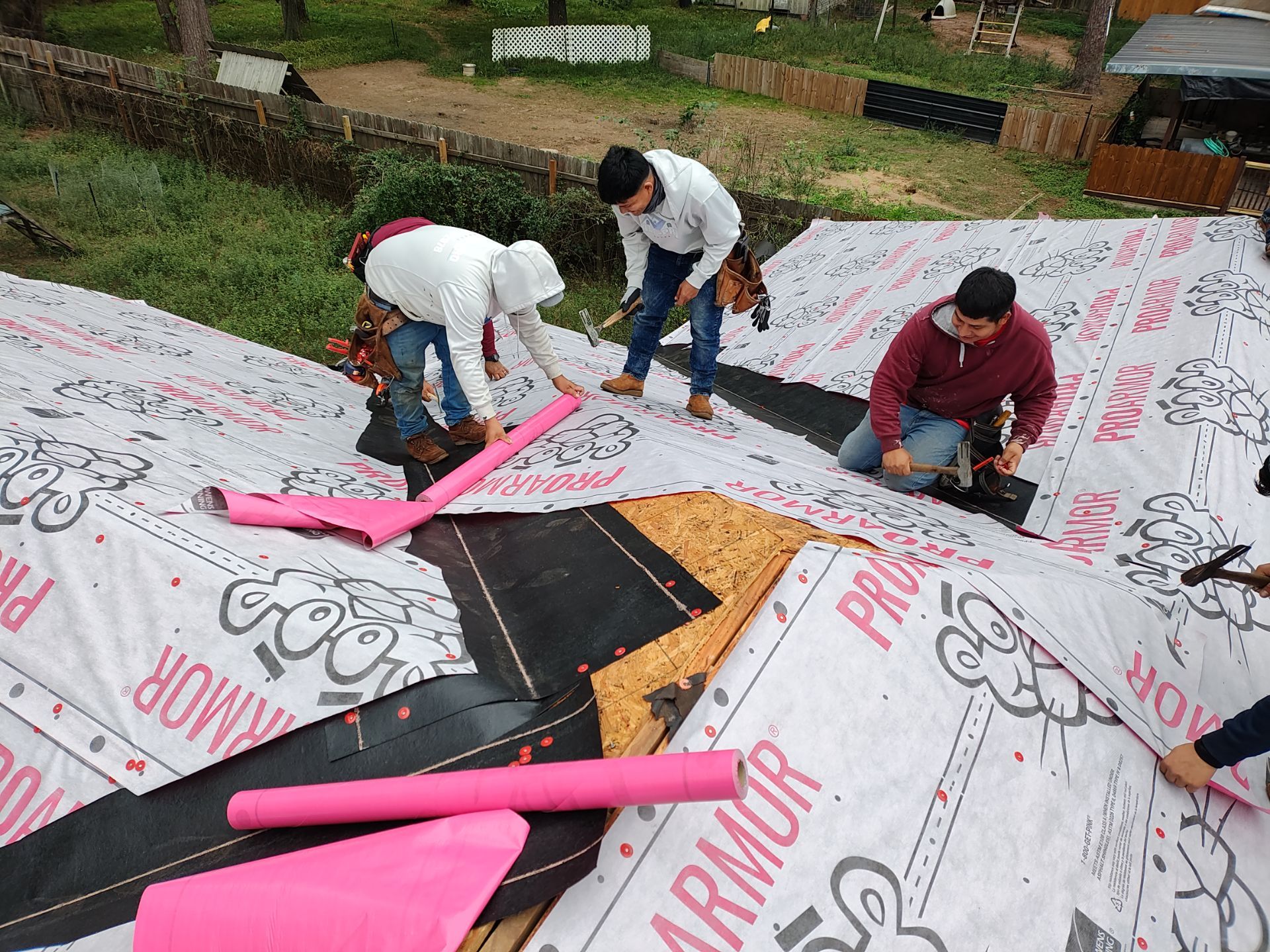 Residential Roofing Installation using Owen's Corning Duration (Lifetime) Shingles by Roof Repair Company