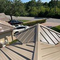 24ga 1.5" Snap-Lock Sierra Tan by Total Roofing System The Metal Roof Experts