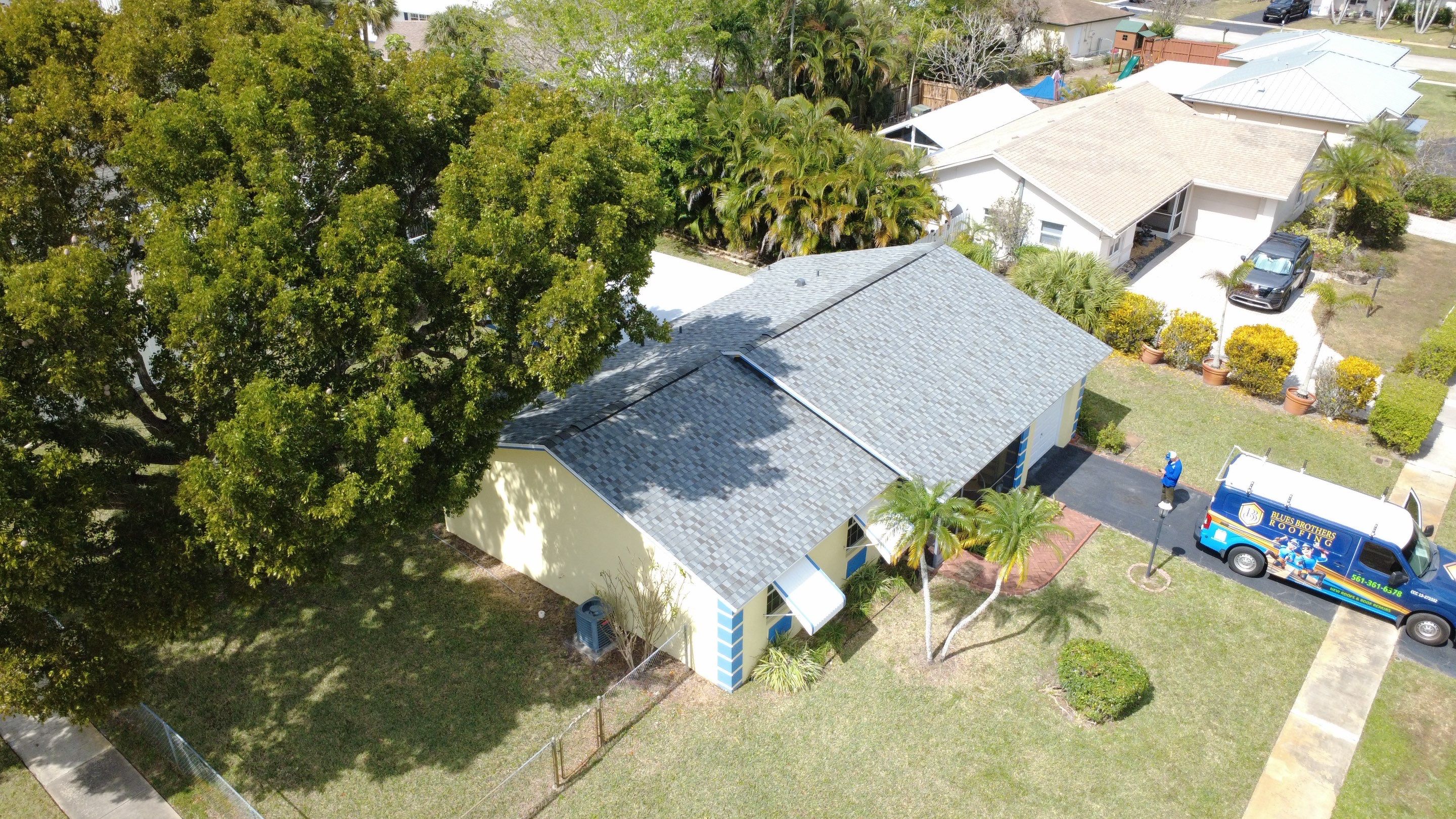 Residential Roofing Installation using GAF by BLUES BROTHERS ROOFING