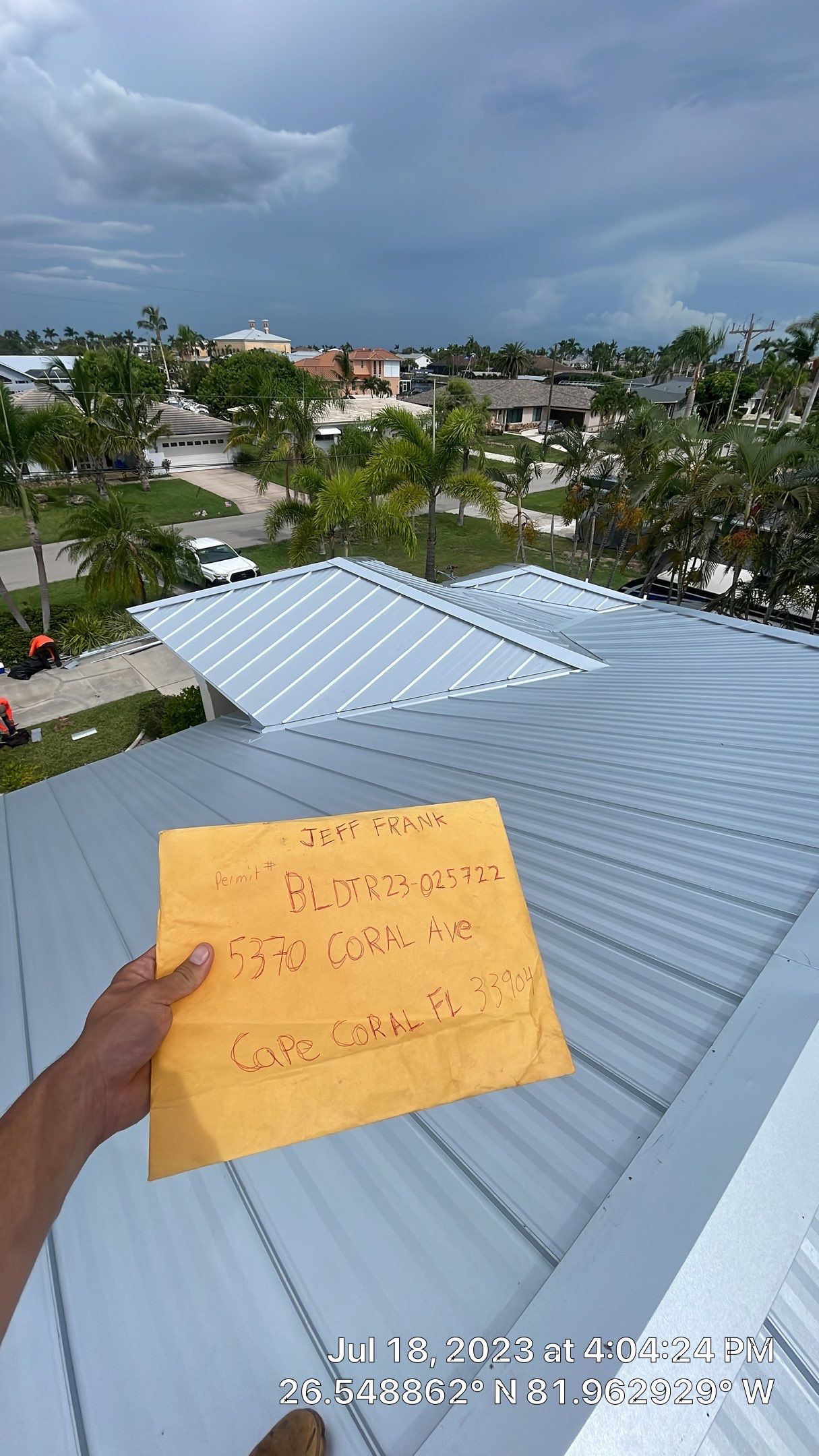 Residential Roofing Installation using Standing Seam Metal by Protek Roofing Heating Air & Solar