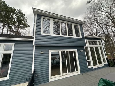 Siding Replacement using Certainteed Monogram D5 Pacific Blue