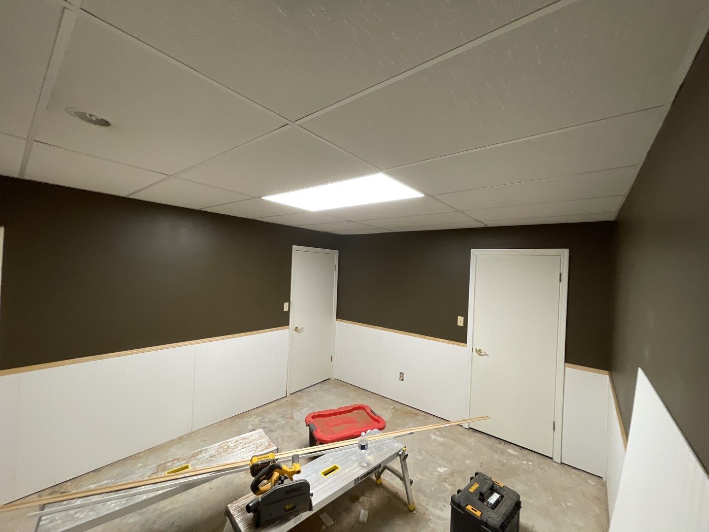 Russet Woods Basement by Pillar and Pine