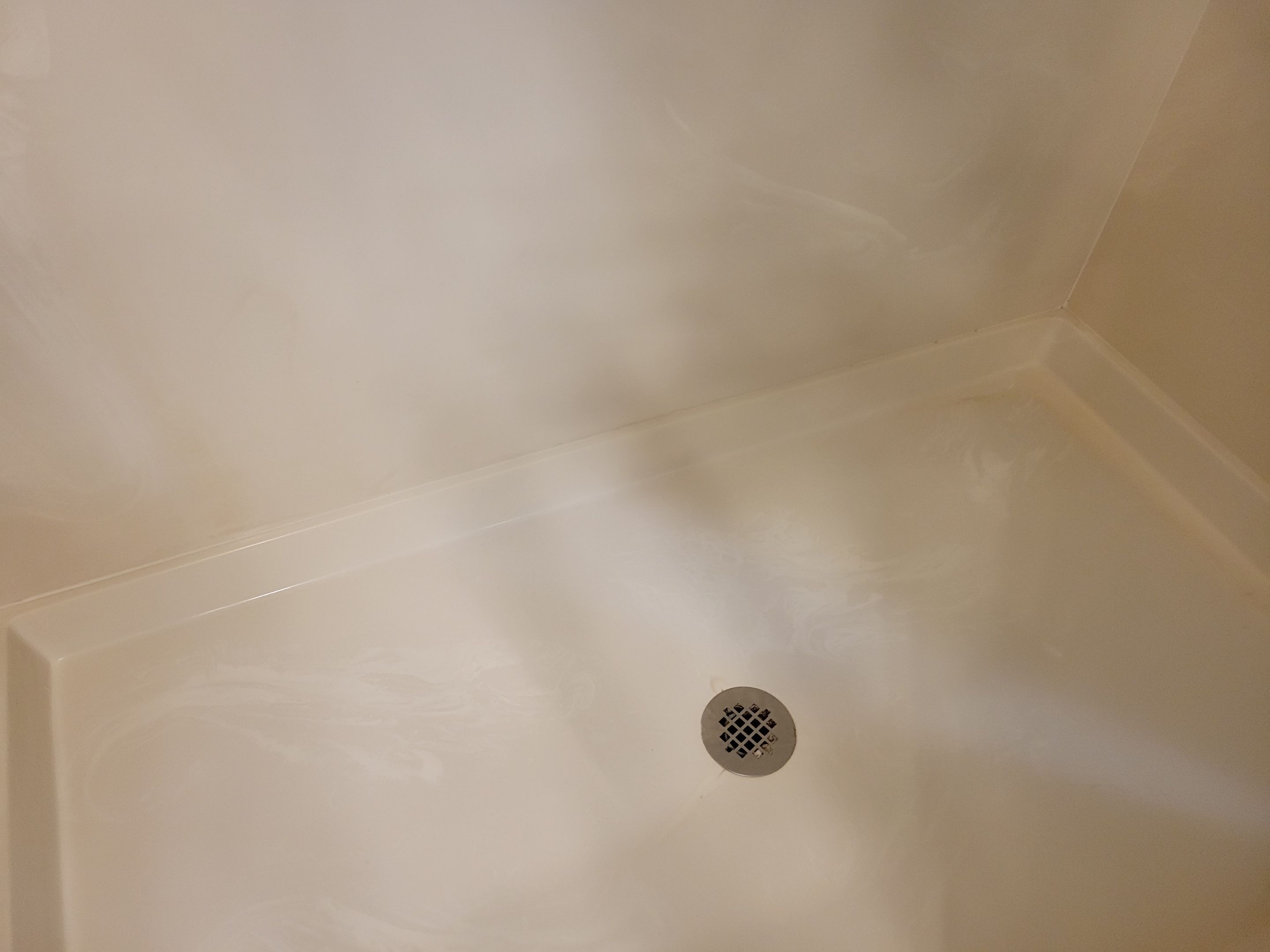 Cleaning Cultured Marble in a Shower by Ardent Carpet Restore LLC