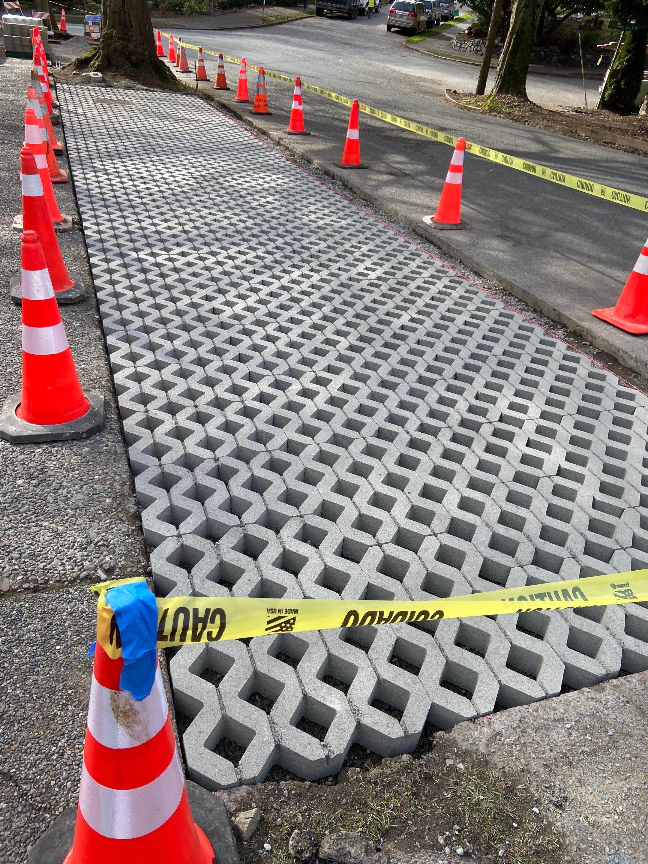 Russell | Turfstone Pavers Driveway  by Jireh Asphalt & Concrete Inc 