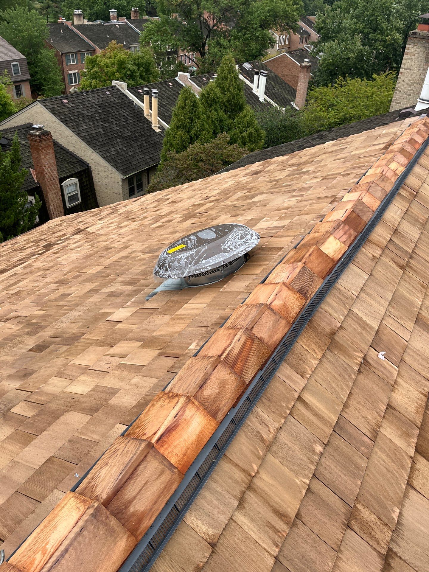Arlington: Residential Roof Replacement with Perfection CCA-Treated Cedar Shakes by RM Banning, Inc.