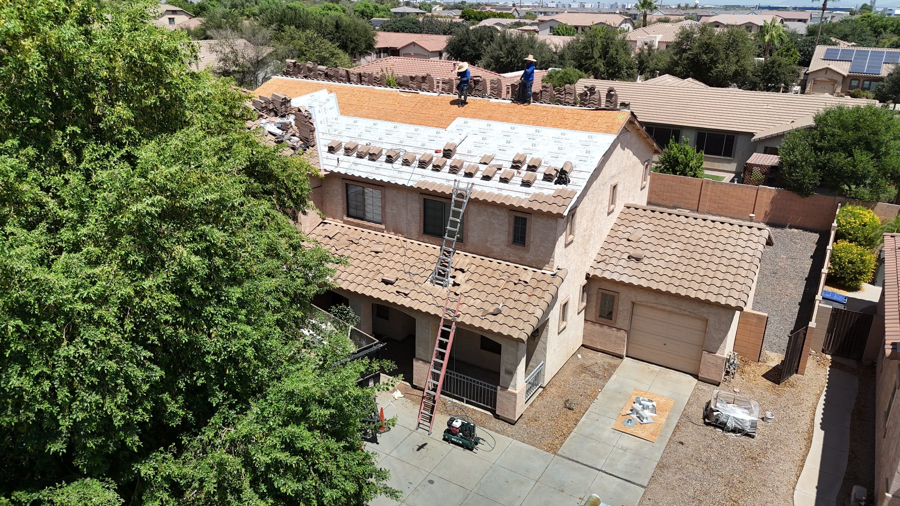 Project in Queen Creek, AZ by Saint Roofing