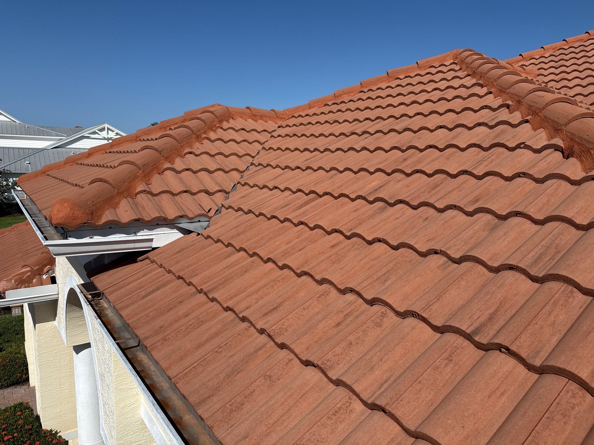 Roof Cleaning & Gutter Brightening | The Inlets Community | Manatee River | Bradenton, FL by Sunshine AquaWash