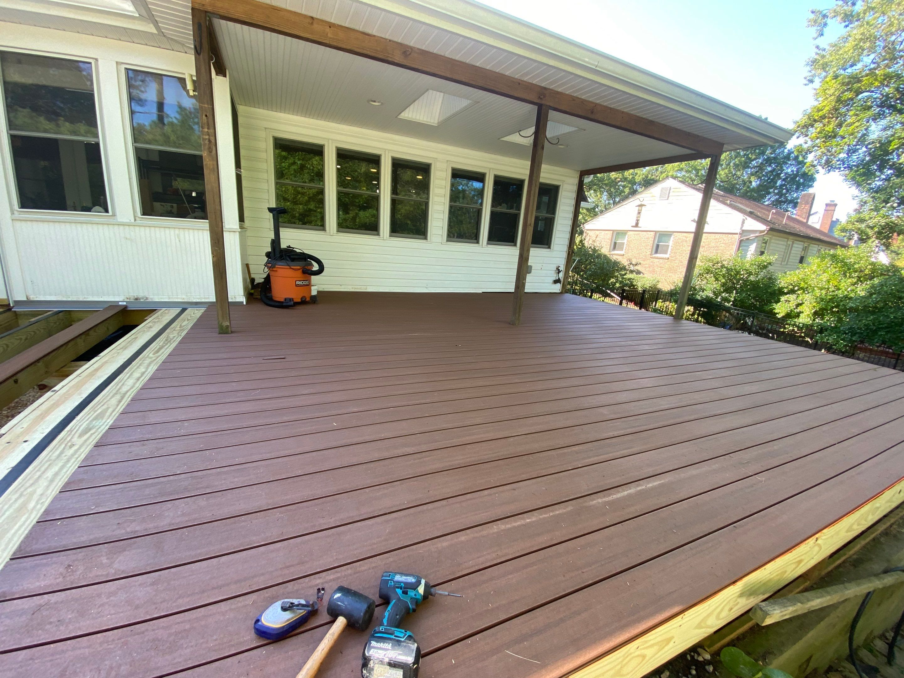 Deck Transformation using Timbertech & Azek by The Smet Companies, LLC