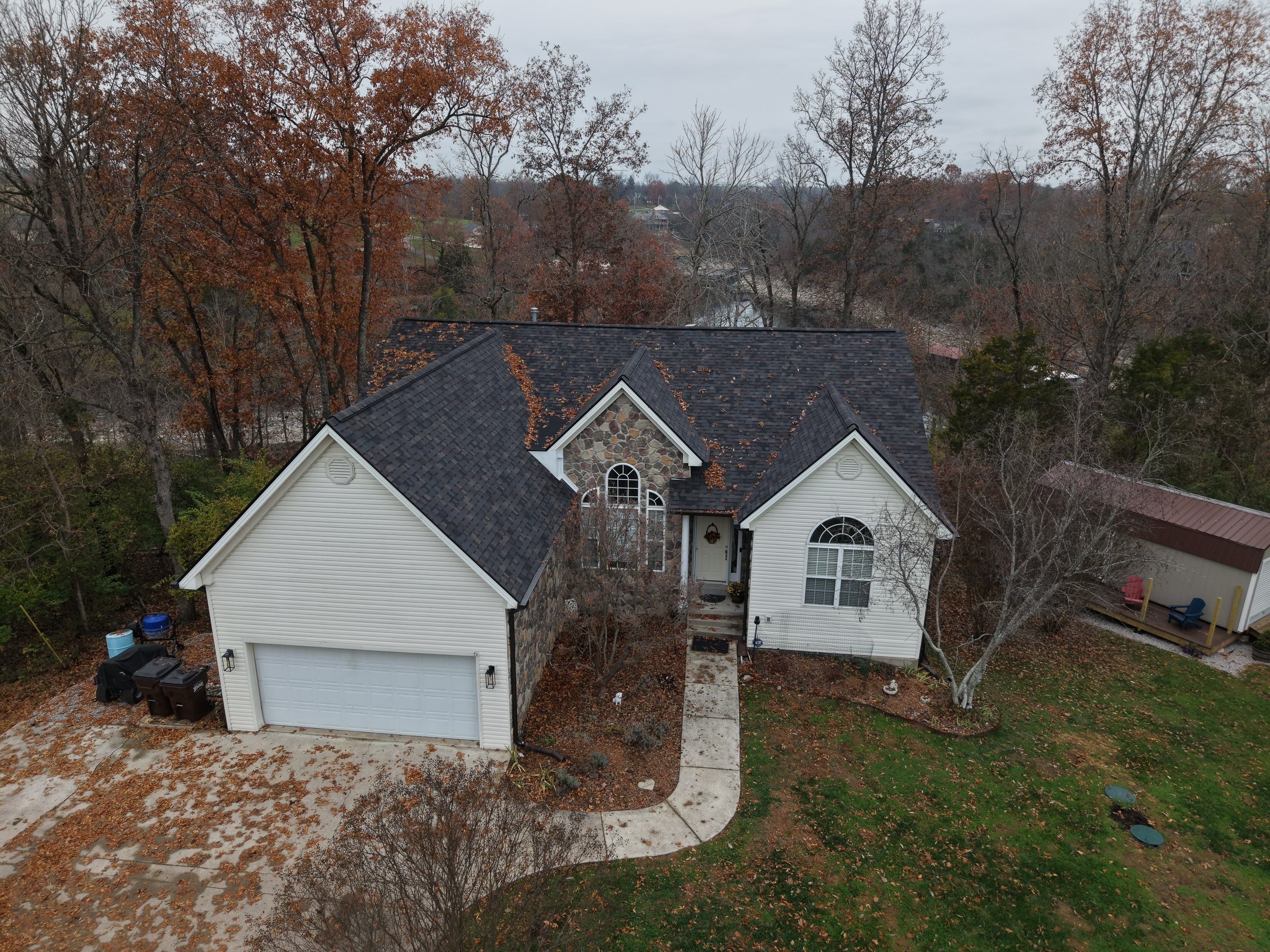 Project in Harrodsburg by Stout Exteriors