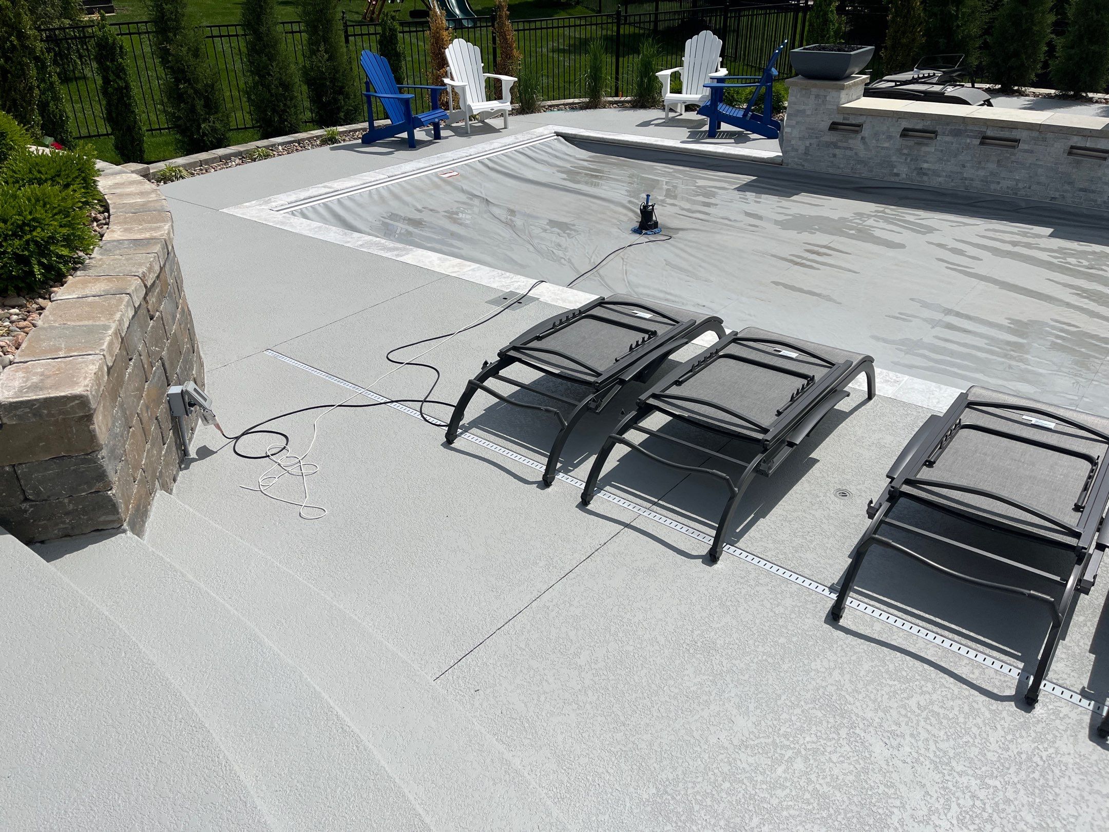 New Pool Overlay - Overland Park, KS by Big Red Decorative Concrete, LLC