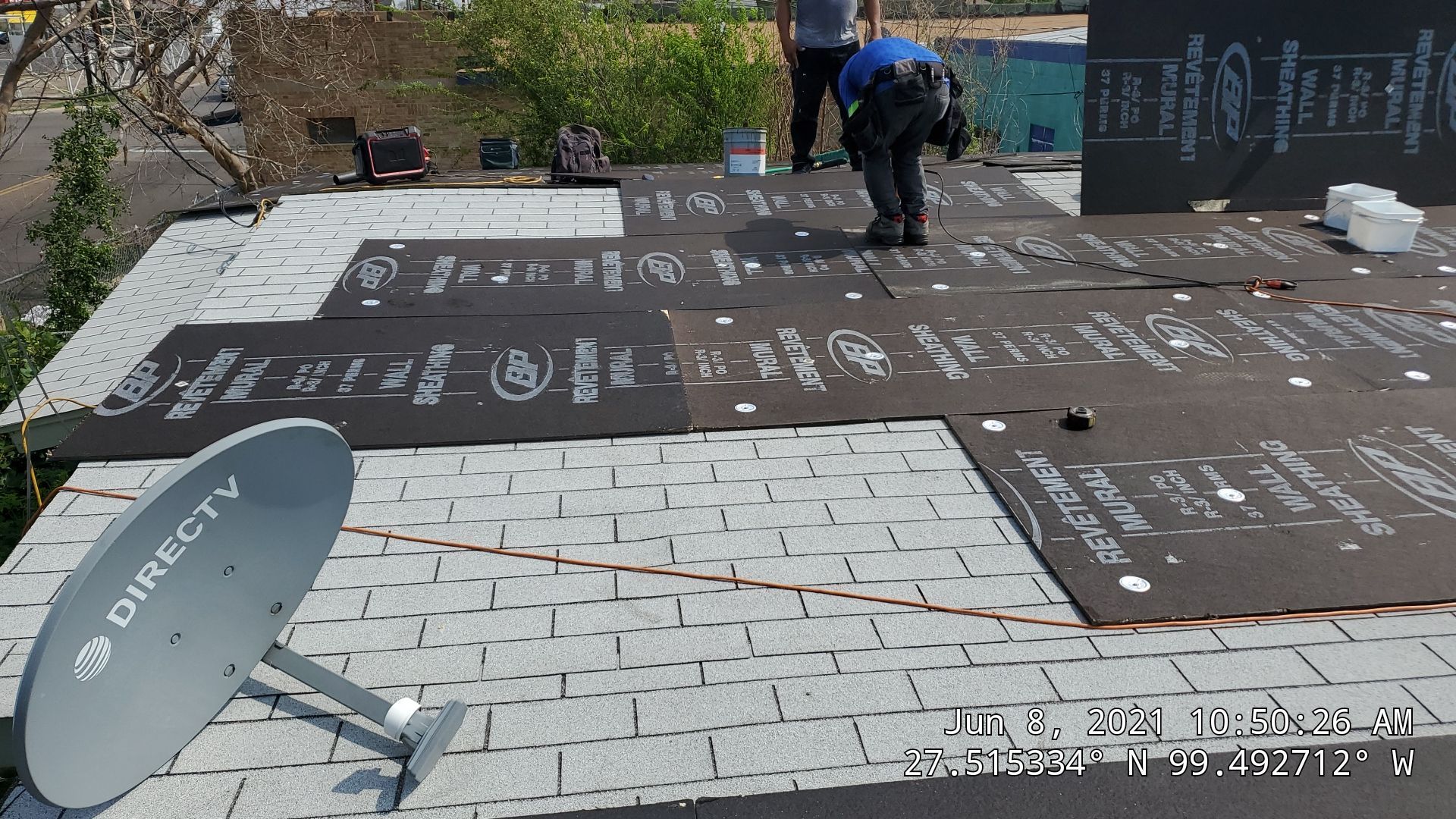 Residential Roofing Installation using Thermoplastic Polyolefin - GAF  by JM Flores Roofing & Construction, Inc