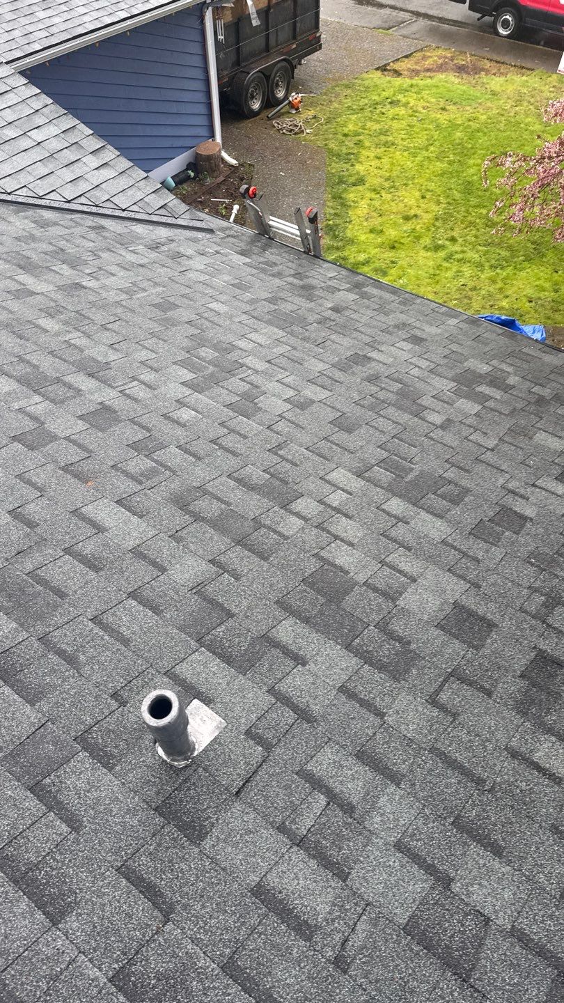 Residential Roofing Installation using GAF UHDZ Shingles by Roofing Formula LLC