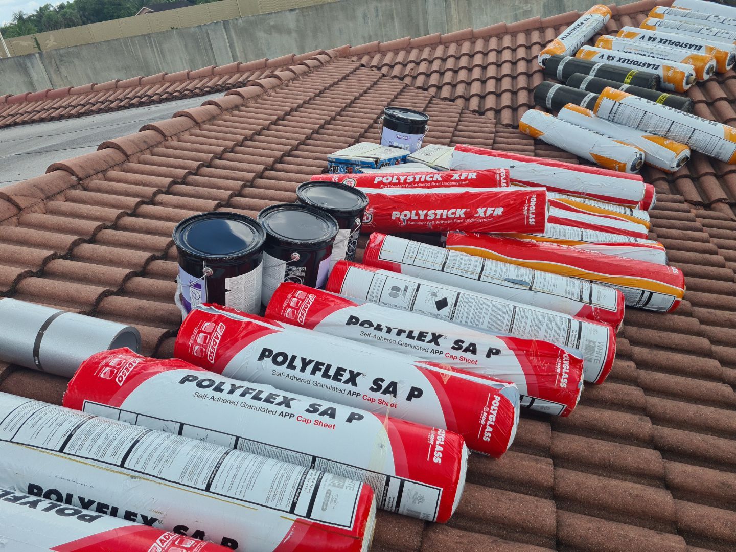 Residential Roofing Installation using 1" Nail strip metal roof by BLUES BROTHERS ROOFING