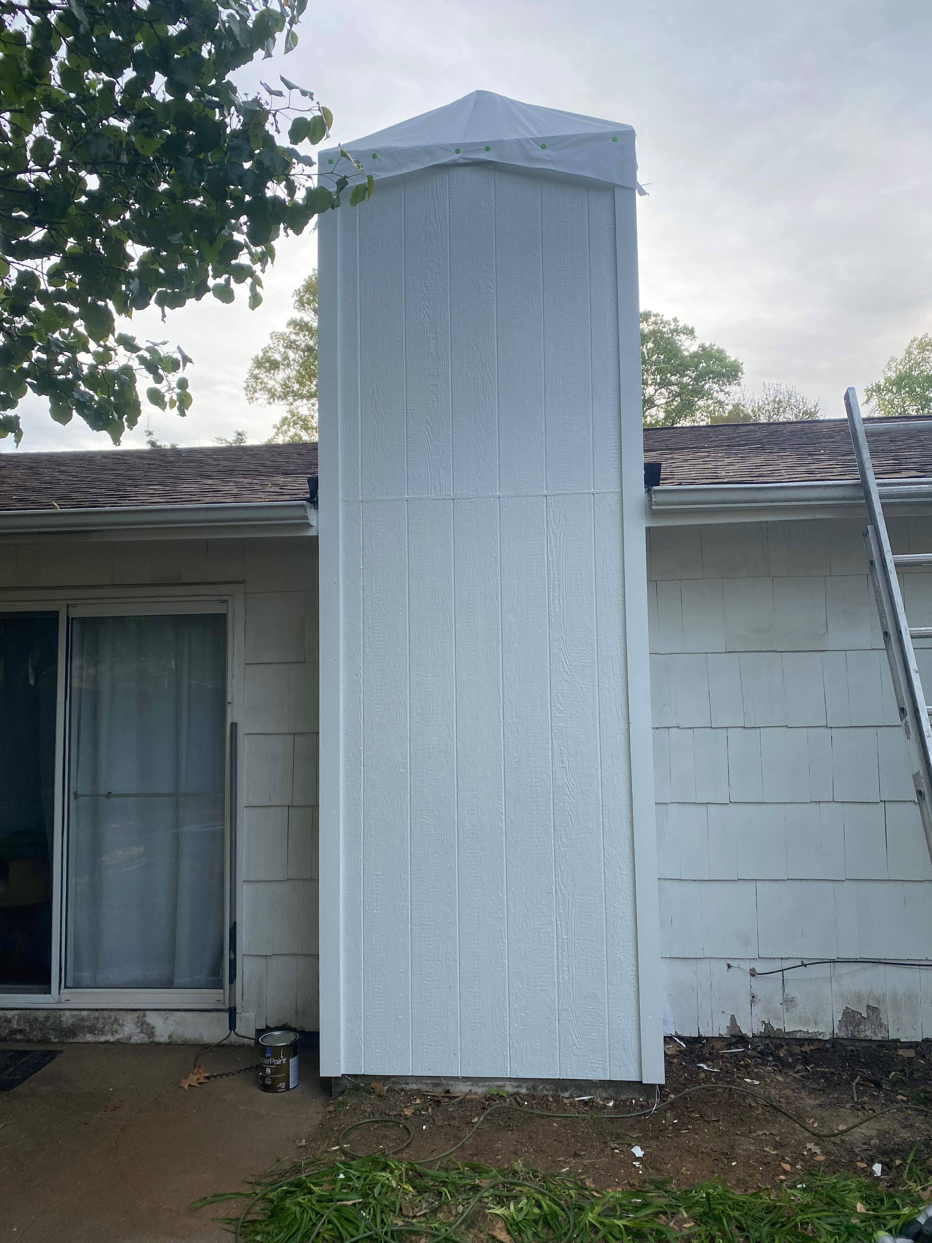 Chimney Leak Repair - Complete Rebuild by Premier Chimney and Roofing