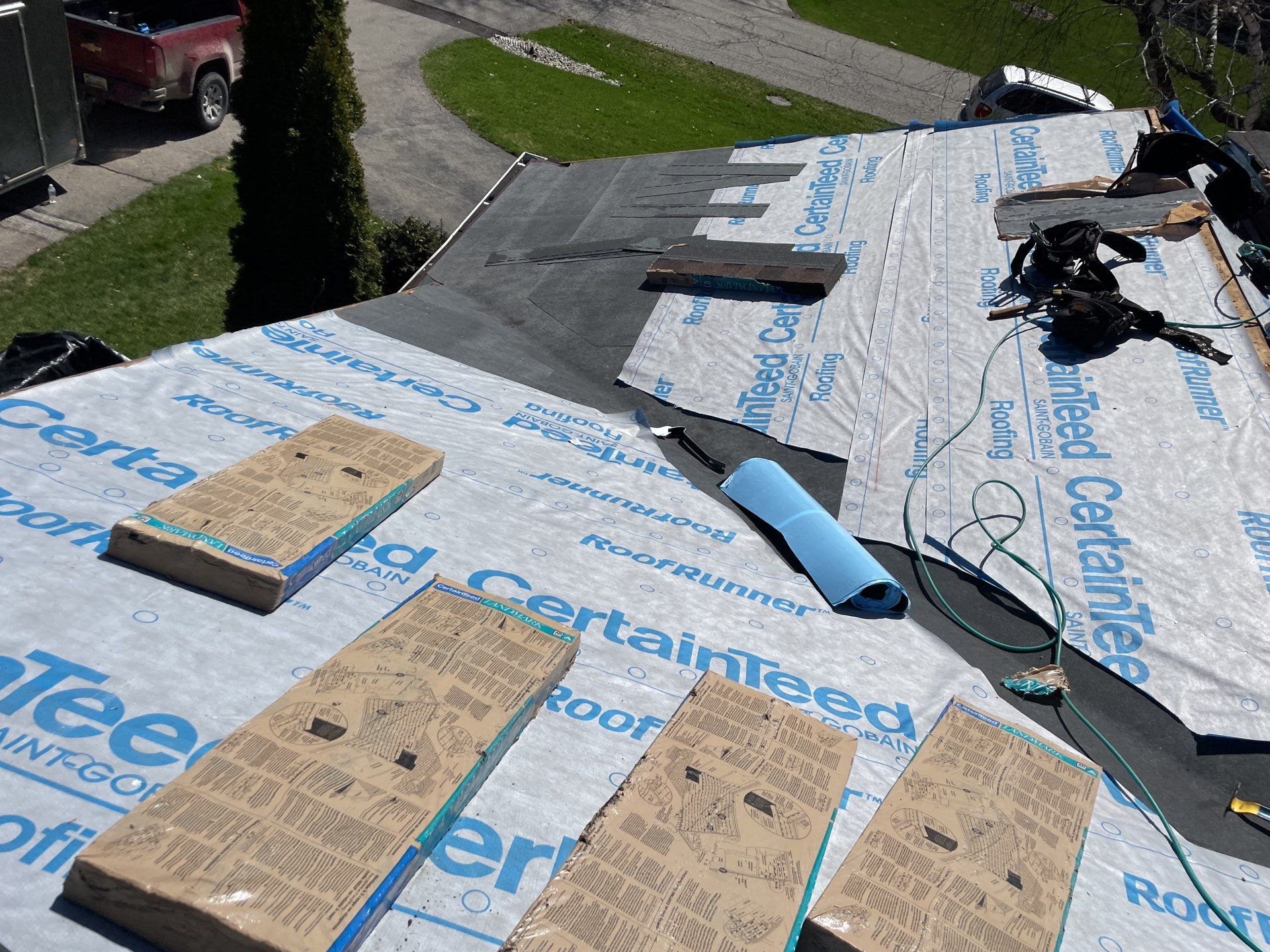 Roof Replacement using CertainTeed Landmark by 180 Contractors