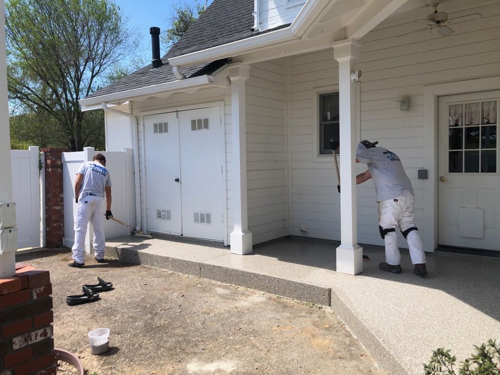 The Groves on 41 back porch by MGP Coatings