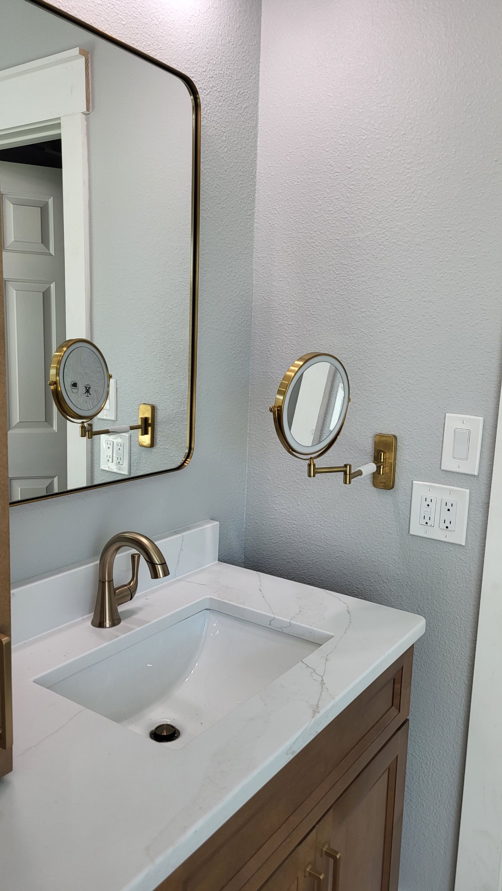 Stone Oak Master Bathroom Before and After by Legacy Bath and Kitchen