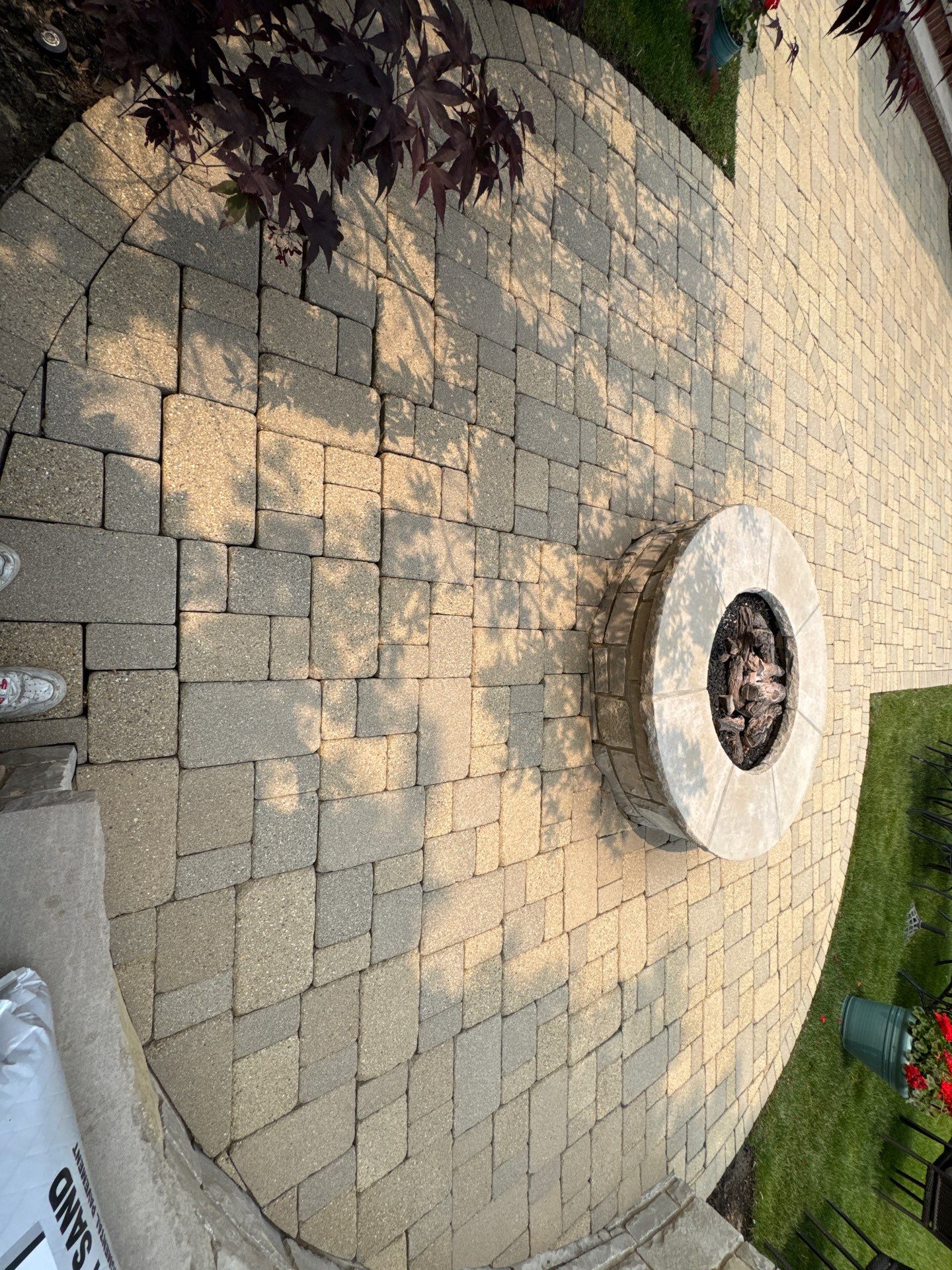Brick paver repair, cleaning sanding and sealing by Northern Power Washing LLC.