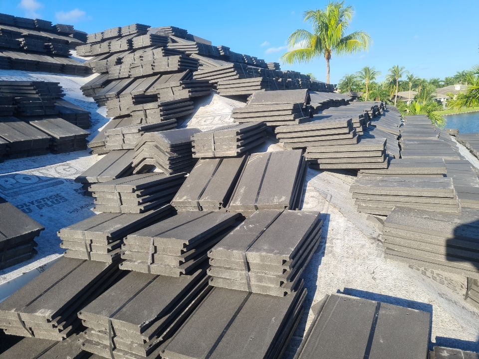 Residential Roofing Installation using Eagle Roofing Tile by BLUES BROTHERS ROOFING
