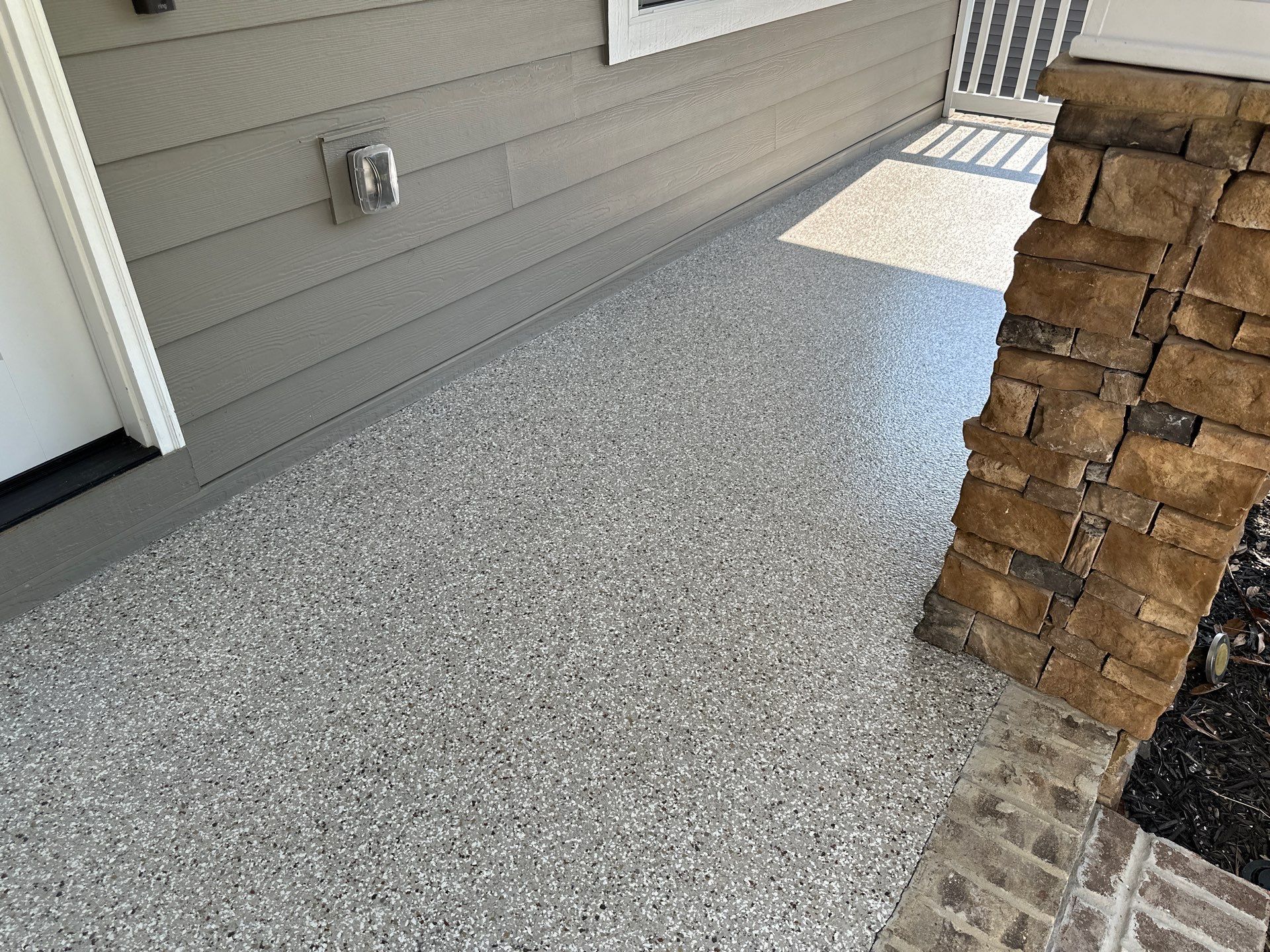 House Renovations! Pool Deck Transformation using Solstice Quartz  by Elite Floor Solutions