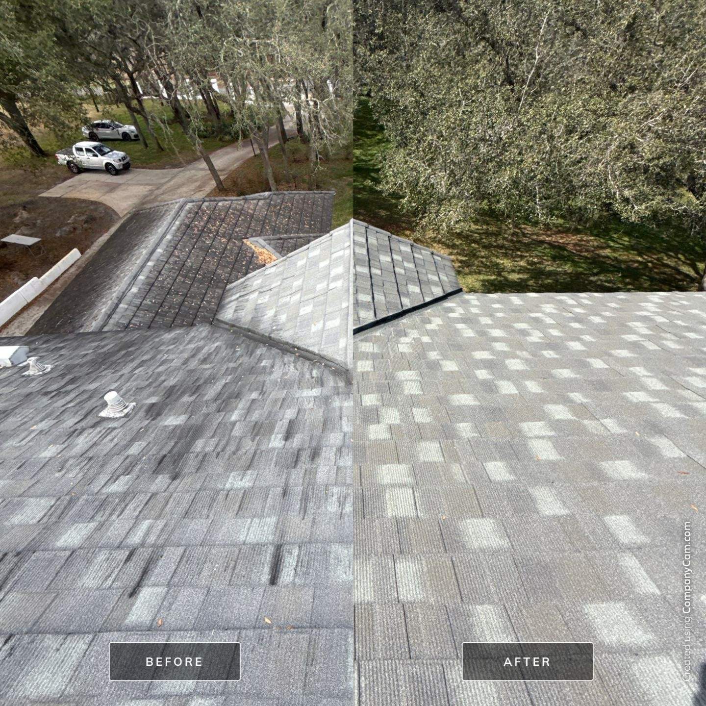 Stone-Coated Metal Roof Cleaning by Mallard Systems
