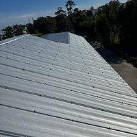 24ga 5V Crimp Mill Finish  by Total Roofing System The Metal Roof Experts