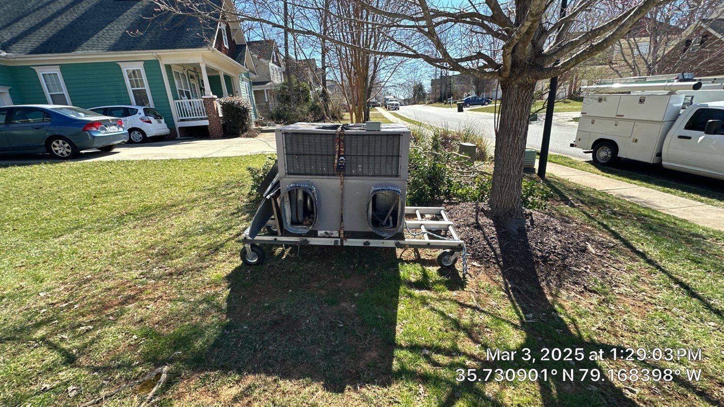 Trane Gas Package Unit Replacement by Nick's Mechanical LLC.