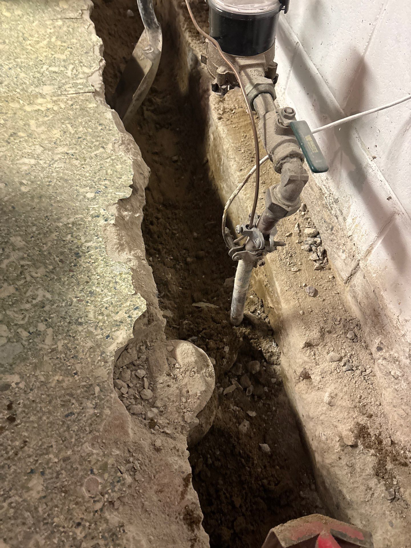 Drain Tile in Roseville for Carston by Waterproofing Northeast
