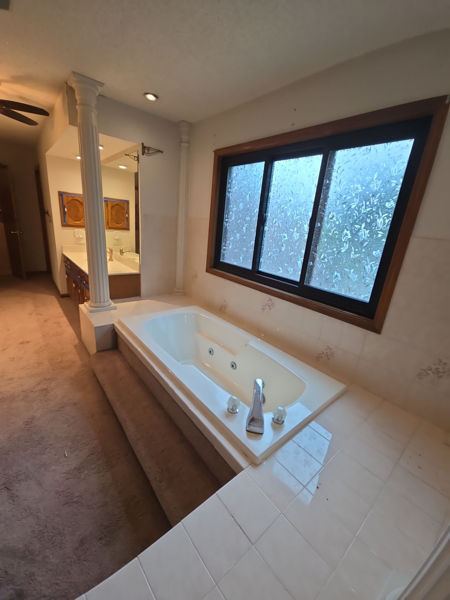 Full bathroom remodel, all new except vanities by The Shower Company